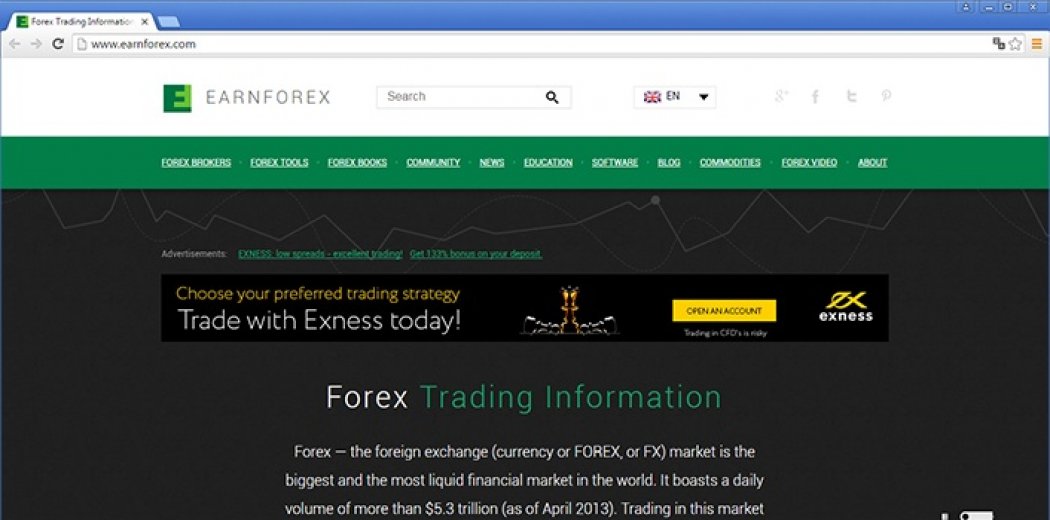 Новый сайт проекта EarnForex