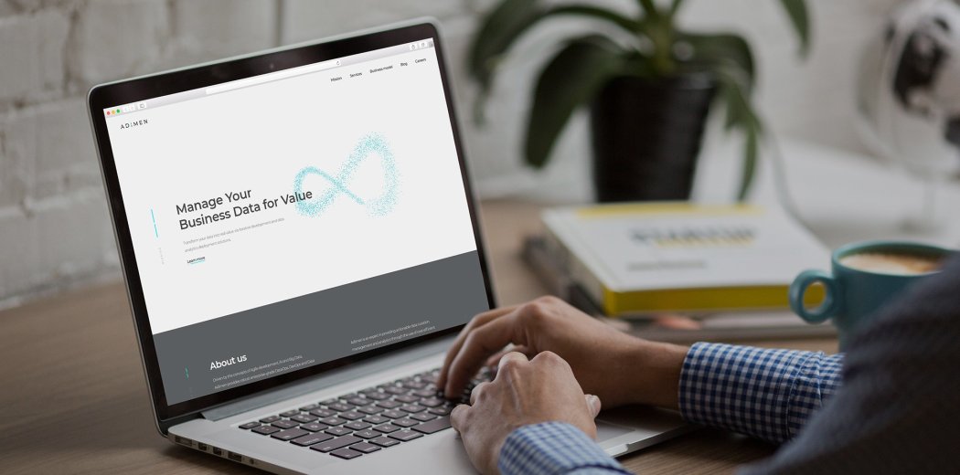 Корпоративный сайт компании Adimen