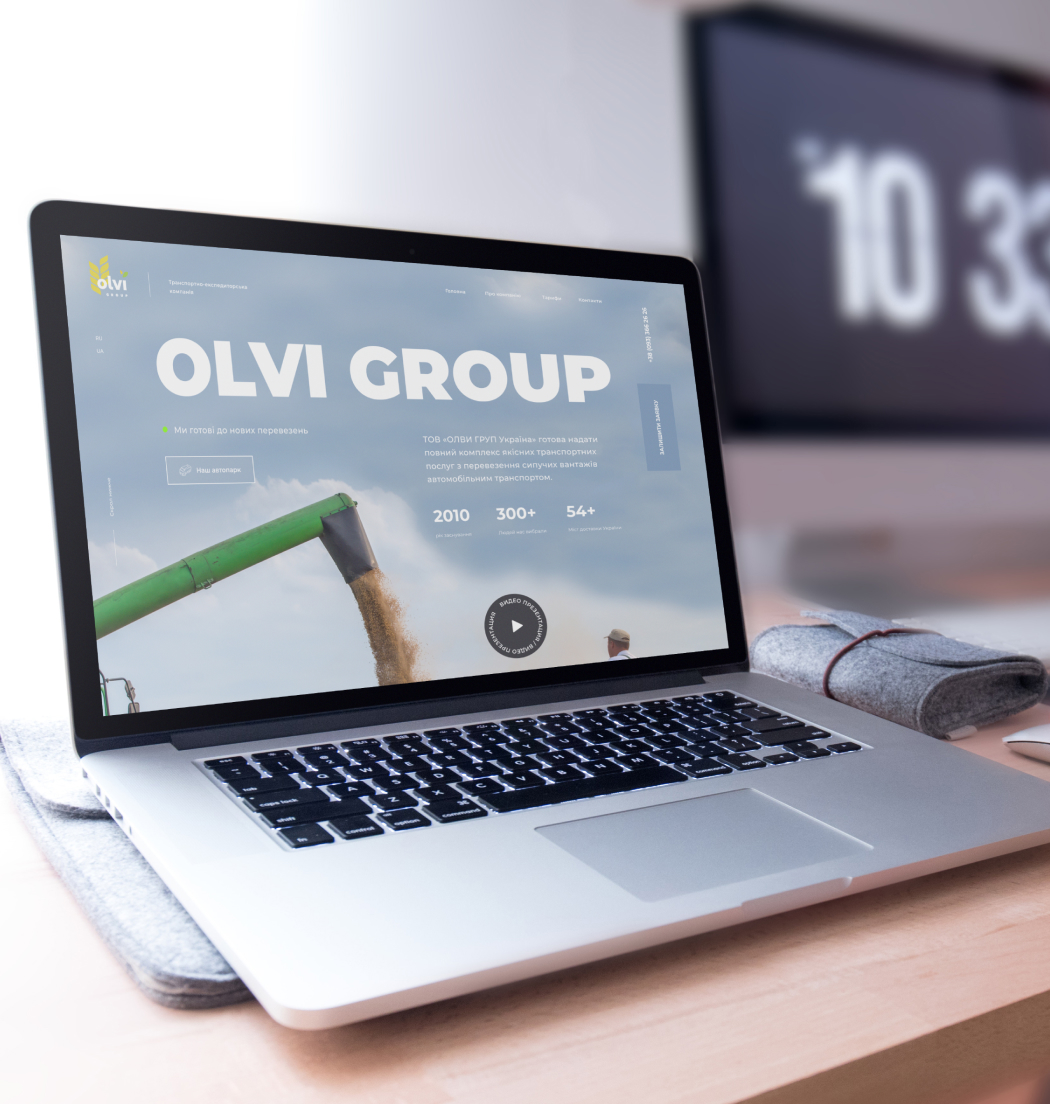 Сайт для компании OLVI GROUP