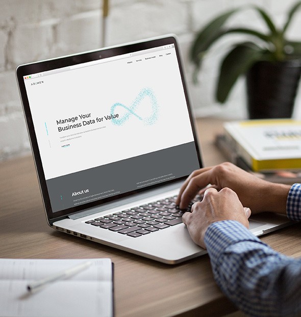 Корпоративный сайт компании Adimen