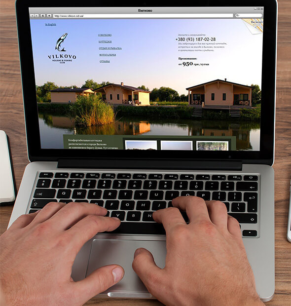 Сайт «Vilkovo holiday and fishing club»