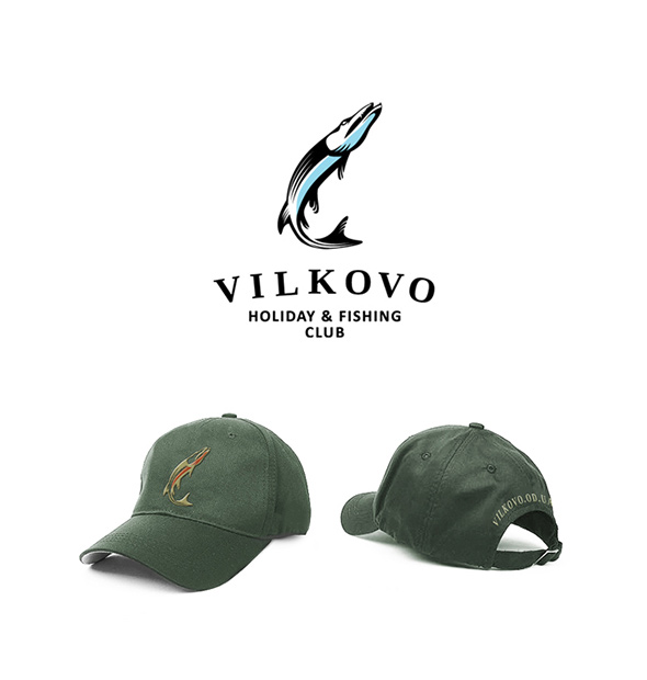 Фирменный стиль коттеджного комплекса «Vilkovo holiday and fishing club»